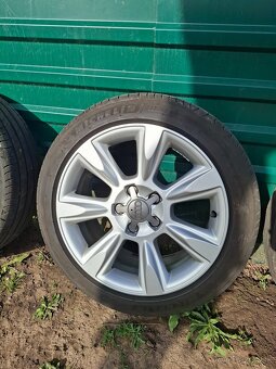 Elektrony audi Ronal 5x112 R17+pneumatiky 6mm Michelin letné - 3