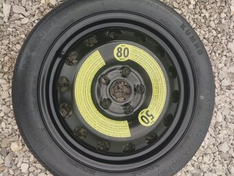 Dojazdové úzke koleso 5x112 T125/70R16 - 3