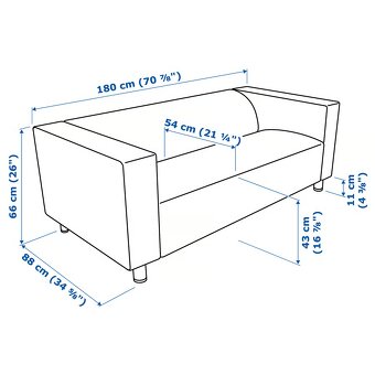 Dvojsedačka Ikea - 3