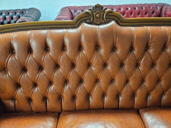 CHESTERFIELD V ANGLICKOM ŠTÝLE,V TOP STAVE,3+1+1 - 3