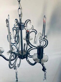 💡 Moderný Chrómový Luster s Akrylovými Kryštálmi 💥 - 3