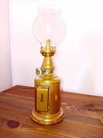 REZERVE - Predám - Staré petrolejové lampy PIGEON LAMP - 3