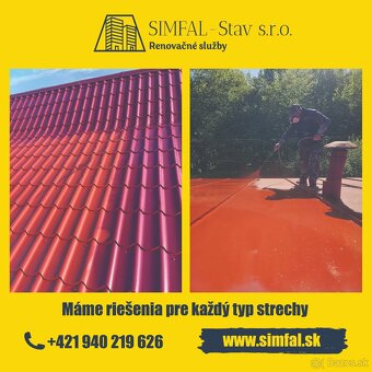 Renovačné Služby: Čistenie, Maľovanie Fasád a Striech - 3