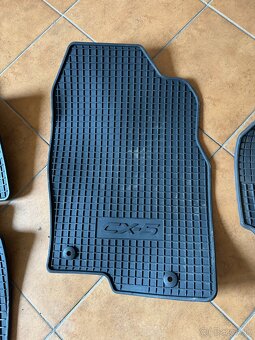 Gumové interiérové koberce na Mazda CX5 - 3