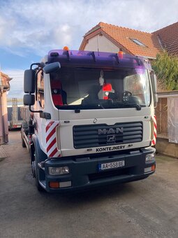 MAN TGM 15‑280 Euro 4 hákový nosič + hydraulická ruka - 3