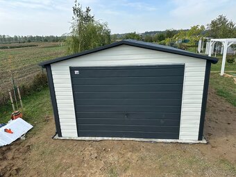Plechová garáž 4x5m - 3