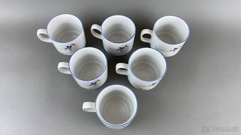 Hrnčeky husi 6ks s modrou linkou, Moritz Zdekauer - 3