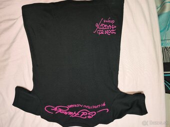 Nové čierne tričko detské 152 Ed Hard - 3