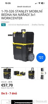 BOX Stanley workcenter 3v1 - 3