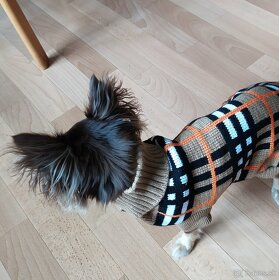 Teplý svetrík oblečenie pre psíka - 3