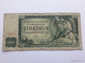 Československé bankovky - používané - 3