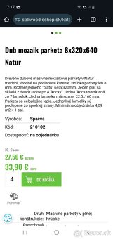 Dubové mozaikové parkety - 3