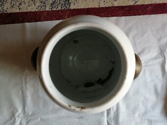 stary porcelanovo medeny samovar - 3