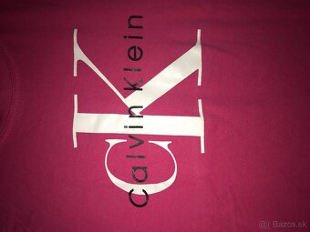 NOVE CALVIN KLEIN fuksia damske tricko S - 3