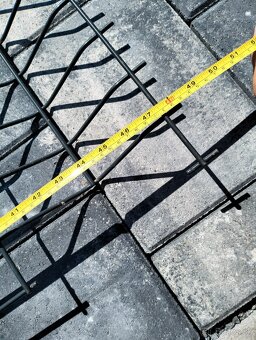 Plotove dielce antracit 123cm, 5mm drot - 3