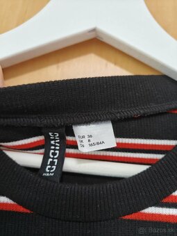 Pásikavé obtiahnuté šaty H&M - 3