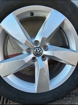 5x100 R17 original VW T-Cross CHESTERFIELD + zimné - 3