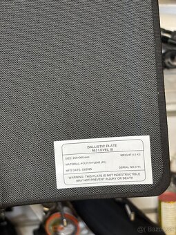 Balistické pláty Level IIIA - 3