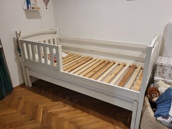 Detská posteľ s výsuvnou prístelkou s matracom - 3