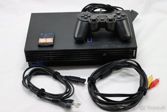 PS2 FAT SCPH-50004 + FMCB 1.8 karta + káble - 3