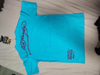 Nové nenosené modré tričko E.Hard. - 3