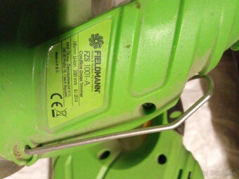 Predám aku kosačku a nožnice na plot FIELDMANN - 3