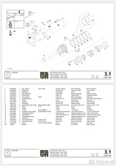 Putzmeister sada tesnení 650020 - 3