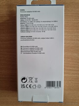 Powerbanka 10 000 mAh - 3