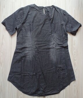 Letné šedočierne dámske šaty, L/XL,XL/2XL - 3