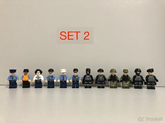 Rôzne sety vojakov (8ks) 2 + doplnky - typ lego - 3