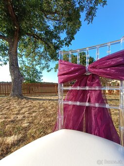 Chiavari stoličky transparent / biela - 3