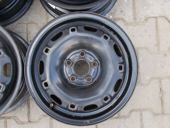 Plechové disky VW Škoda 5x100 R14 4ks - 3