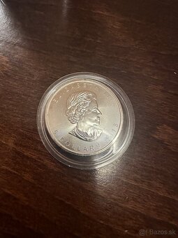 Strieborná investičná minca Maple Leaf 1 Oz - 3