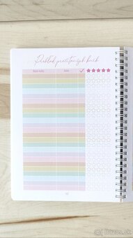 Nový Knižný diár zápisník pre knihomoľov 180 str. Dream&live - 3