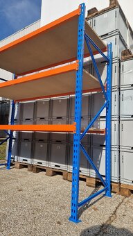 Priemyselný policovy regal výška regálu 200cm a 250cm. - 3