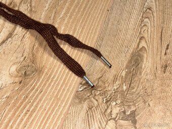 Šnúrky do hnedých kanád ČSĽA vz.60, 120 cm, originál pár - 3