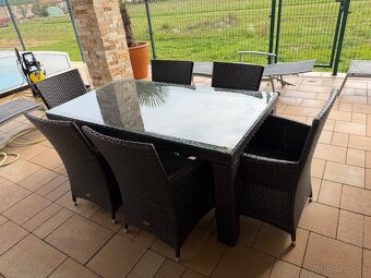 Jedalensky Ratanovy set na terasu - 3