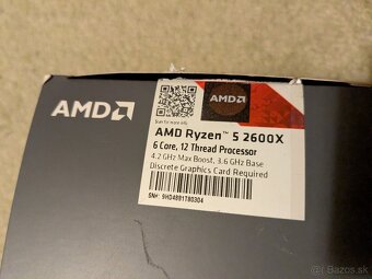 Procesor AMD Ryzen 5 2600X + chladič - 3