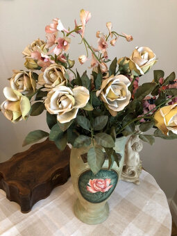 vysoká zelená vaza - 3