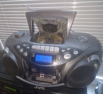 Prenosné rádio JVC Boombox na 230v sieť aj Baterky - 3