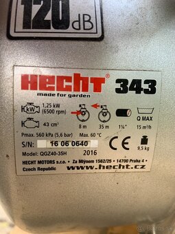 Benzinové čerpadlo na vodu Hecht - 3