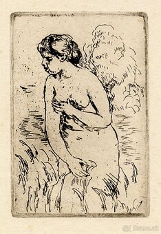Autor: Pierre-Auguste Renoir - Baigneuse debout, à mi-jambes - 3