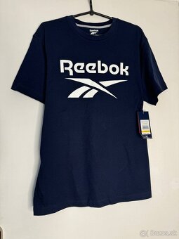 tričko Reebok VECTOR NAVY L - 3