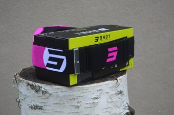 Okuliare SHOT ružové biele čierne - 3