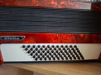Akordeon WELTMEISTER STELLA ,72 basovy - 3