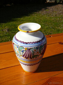 Váza s modranskej keramiky   17,5 cm - 3