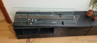 Obyvacia stena, cierna s LED podsvietenim - 3