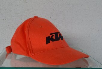 Predám kvalitnú nastavilnu šiltovku ktm oranžová - 3