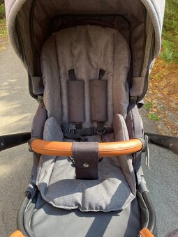 Kombinovany kočík PETITE&MARS Rover II 3v1 – Grey - 3