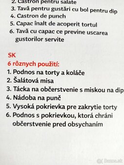 Multifunkčný servírovací podnos s poklopom - 3